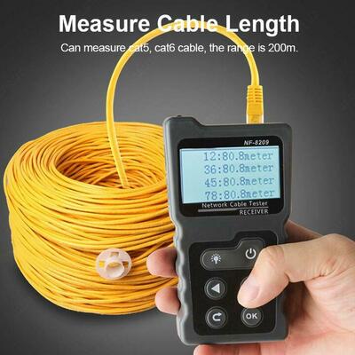 Noyafa NF-8209.Сетевой кабельный PoE тестер.