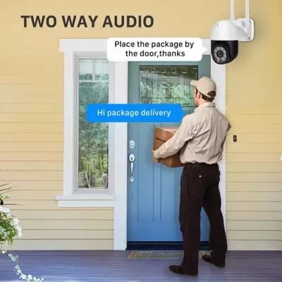 IP-камера наружная беспроводная, 1080P, PTZ, Wi-Fi,