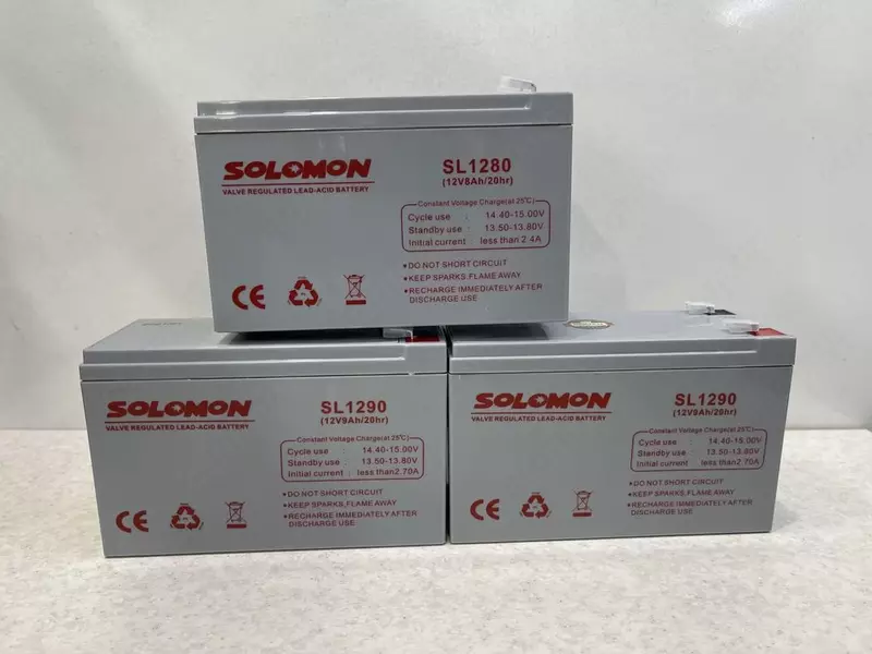   BATARYA 12V 8A SOLOMON