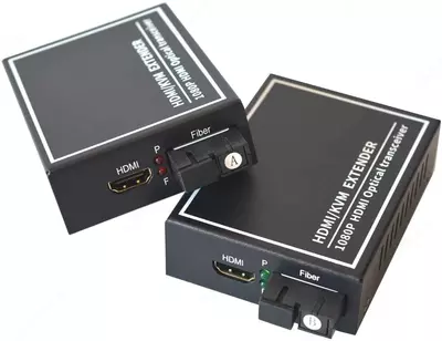 Оптический KVM HDMI extender c USB/ Optical HDMI KVM transceiver