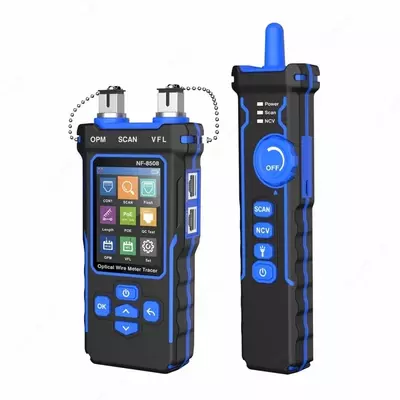 NOYAFA NF-8508 сетевой Кабельный тестер LAN оптический измеритель мощности тестер с ЖК-дисплеем измеритель длины Wiremap тестер