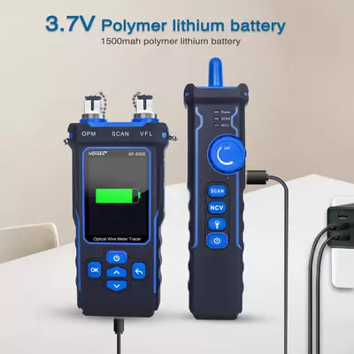 NOYAFA NF-8508 сетевой Кабельный тестер LAN оптический измеритель мощности тестер с ЖК-дисплеем измеритель длины Wiremap тестер