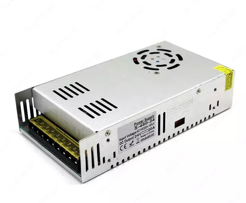 Блок питания 24V20A (импулсный, металлический)