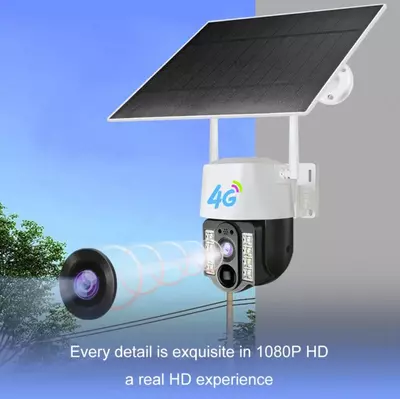 Солнечная камера 4G PTZ 360