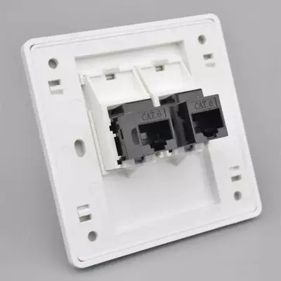 Сетевая розетка настенный 1х2 (CAT6)