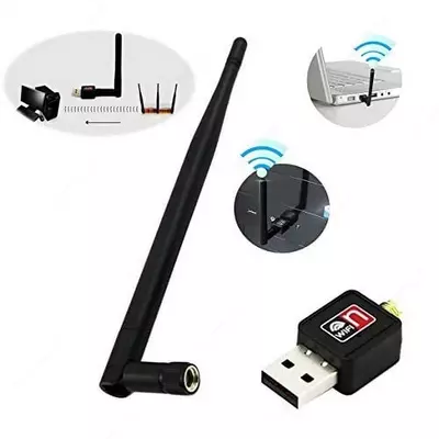 Адаптер USB, Wi-Fi Антенна 802.IIN, сетевой адаптер