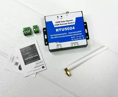 GSM реле, контроллер RTU-5024 1 каналное реле, питание 12В, управление через телефон