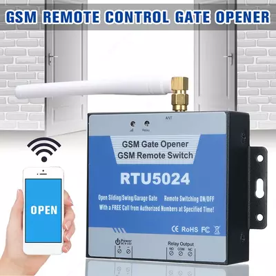 GSM реле, контроллер RTU-5024 1 каналное реле, питание 12В, управление через телефон