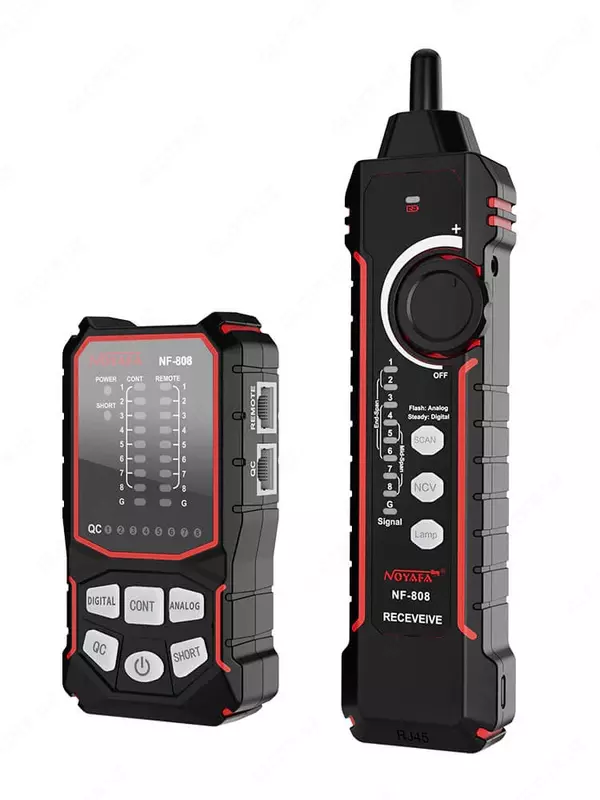 Noyafa NF-808 Многофункциональный сетевой кабельный тестировщик для теста и трассера RJ45 RJ11