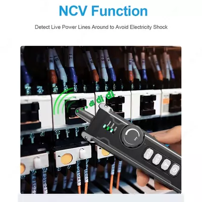 NF-8506 цифровой тестер сетевого кабеля с ЖК-дисплеем NOYAFA, перезаряжаемый сетевой линейный эхолот, Многофункциональный тестер для отслеживания кабеля