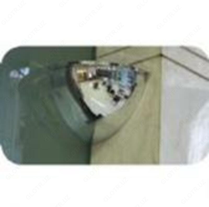 Обзорное зеркало потолочное из пластика для торговых центров 1/4 на 45 см - 184 000 сум