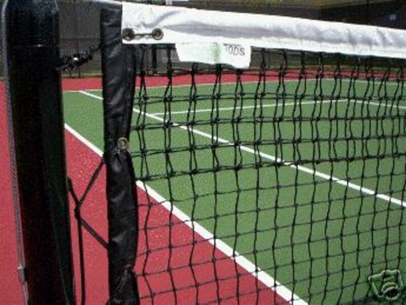  Оборудование для тенниса (Сетка теннисная  черная 3 4 мм) - 