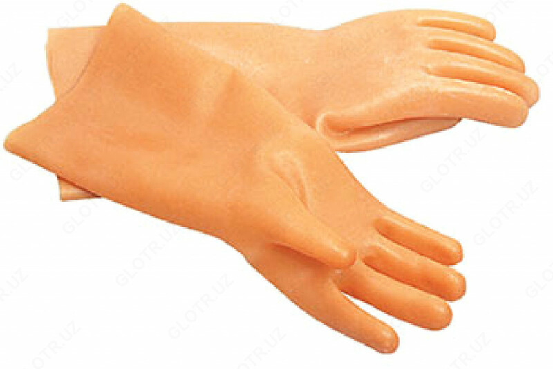 Перчатки АЗРИЭЛЕКТРО резиновые диэлектрические (0 класс)