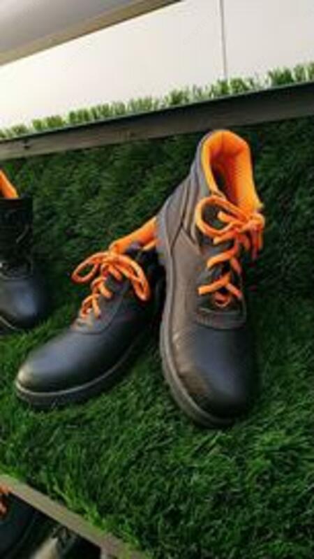 Спецобувь Ботинки черно-оранжевые - по запросу