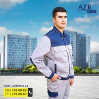 Мужской защитный костюм (куртка и полукомбинезон) демисезонный