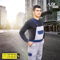 Мужской защитный костюм (куртка и полукомбинезон) демисезонный - по запросу