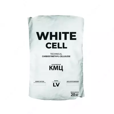 Низковязкий КМЦ клей Whitecell марки «LV» (уровень вязкости 400-600)