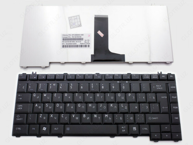 Клавиатура для ноутбука Toshiba Satellite A200  A205  A215  A300  L300  L450  M200  M300