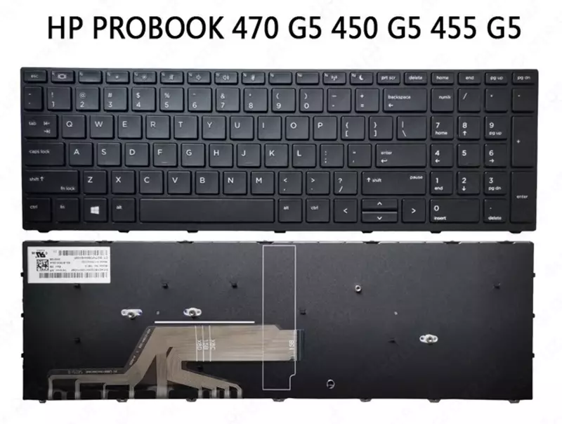  Клавиатура для ноутбука HP Probook 450 G5 455 G5 470 G5 - 