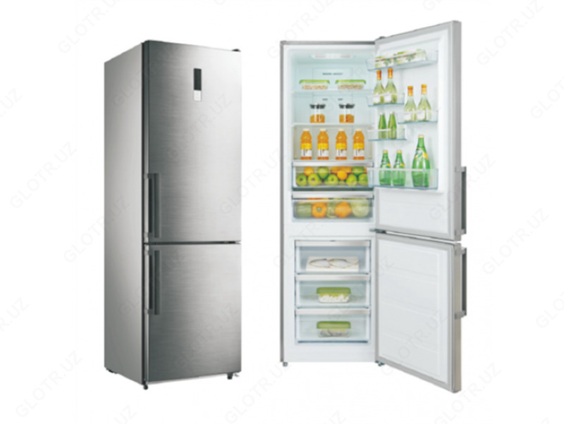 Холодильник в кредит Midea HD-400RWE1N(STD) Стальной  