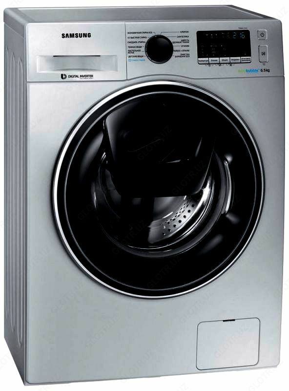 Стиральная машина Samsung WW65K42E09SD AddWash (РОССИЯ) 6,5 кг. Серебристый