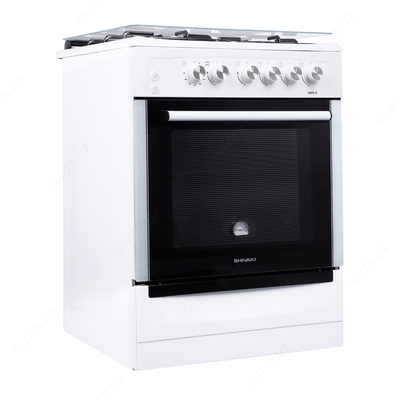Газовая плита Shivaki 6402-G белая