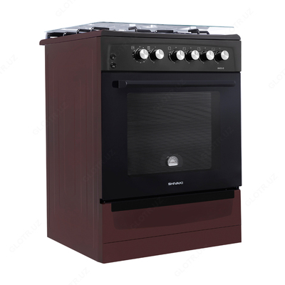Газовая плита Shivaki 6402-G Коричневая