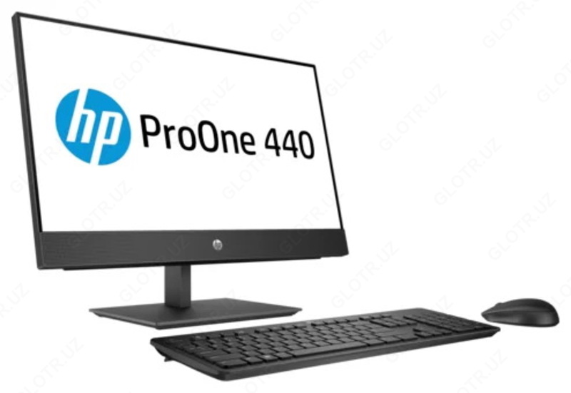Моноблок HP в кредит ProOne 440 G4 (1F4) (Intel i3-8100T/ DDR4 4GB/HDD 1000GB/Intel UHD Graphics 630/ DVD/FHD 23,8" (1920 x 1080)/ key + mouse) (5FY25