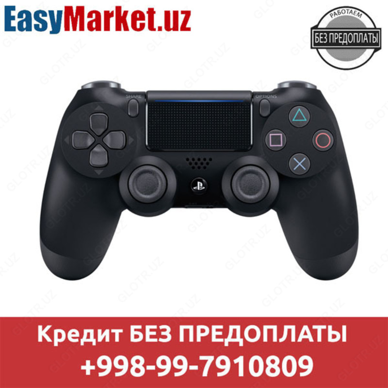 В кредит джойстик для игровой приставки Playstation Jostik black ps4