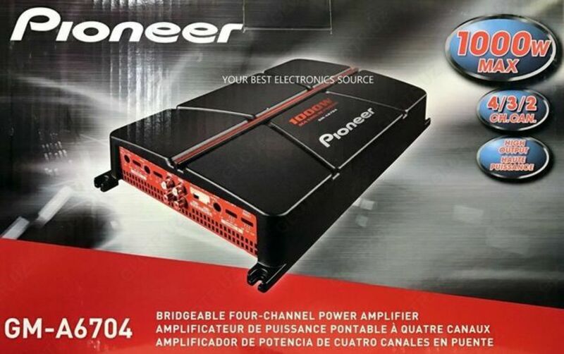 Усилитель автомобильный Pioneer 6704 в рассрочку