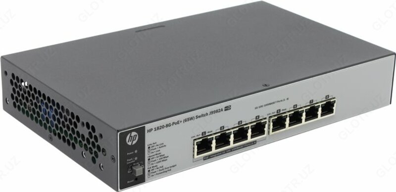 Коммутатор HP 1820-8G-PoE+ (65W) Switch J9982A - по запросу