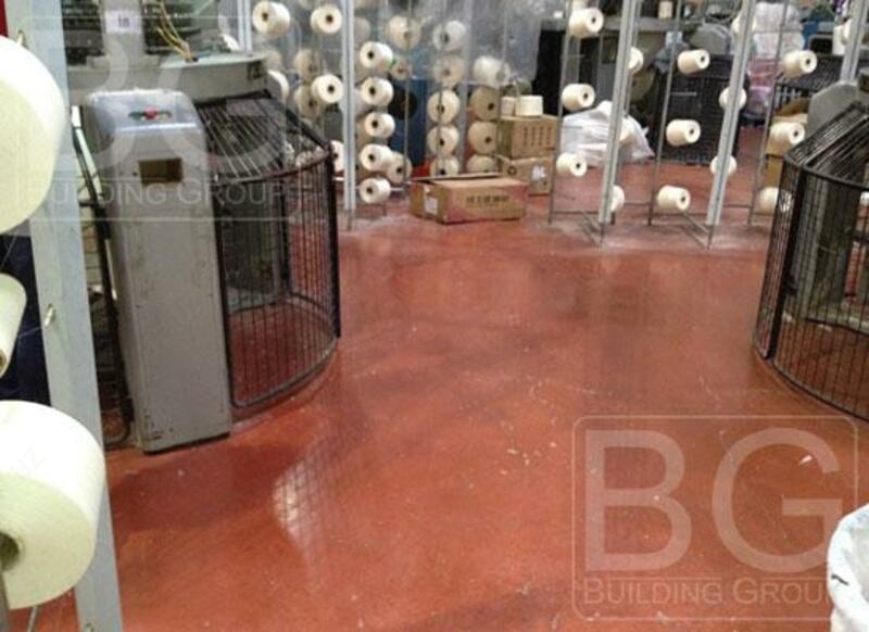 Устройство бетонных полов с ТОППИНГОМ