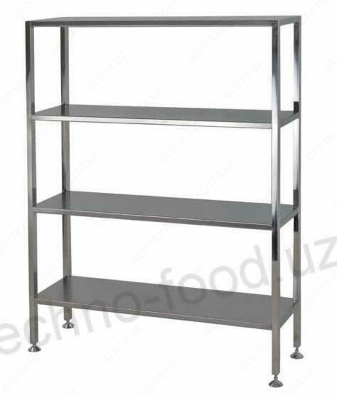 Стеллажи производственные из нержавеющей стали