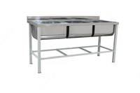 Ванна моечная 3-х секционная сварная крашенная