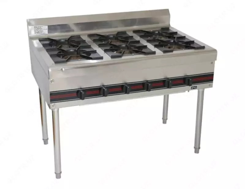 Газовая плита 6-ти конфорочная газовый плита