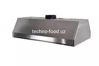 Зонт нерж металлический вытяжной островной