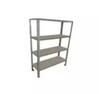 Стеллаж модульный 6 полочный из нержавеющей стали 1300х500х2500