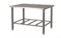 Производственный стол из нержавейки  пристенный 1000*700