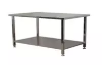Производственный стол из нержавейки  пристенный 1100*700