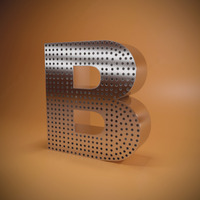 Перфорированные буквы
