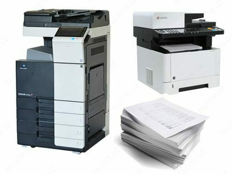  Черно-белая цифровая печать - 