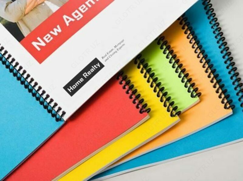  Брошюровка дипломной  курсовой  реферата на пружину - 