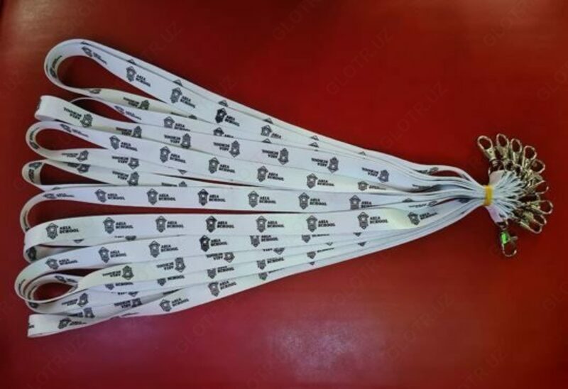Ланъярды (ленты  шнурки) для бейджей с логотипом