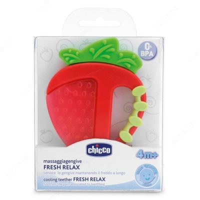 Прорезыватель-игрушка Chicco Fresh Relax , охлаждающий, 4 мес+