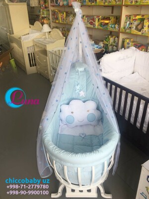 TAHTEREVALLI "LUNA" belanchak chaqaloq beshigi (Turkiya)