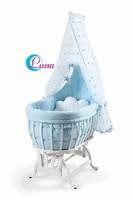 Качающаяся детская колыбель-люлька от TAHTEREVALLI (Турция) - "LUNA"