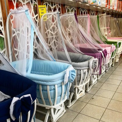 Качающаяся детская колыбель-люлька от TAHTEREVALLI (Турция) - "LUNA"