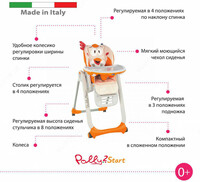 Стульчик для кормления POLLY 2 START - 3 500 000 сум