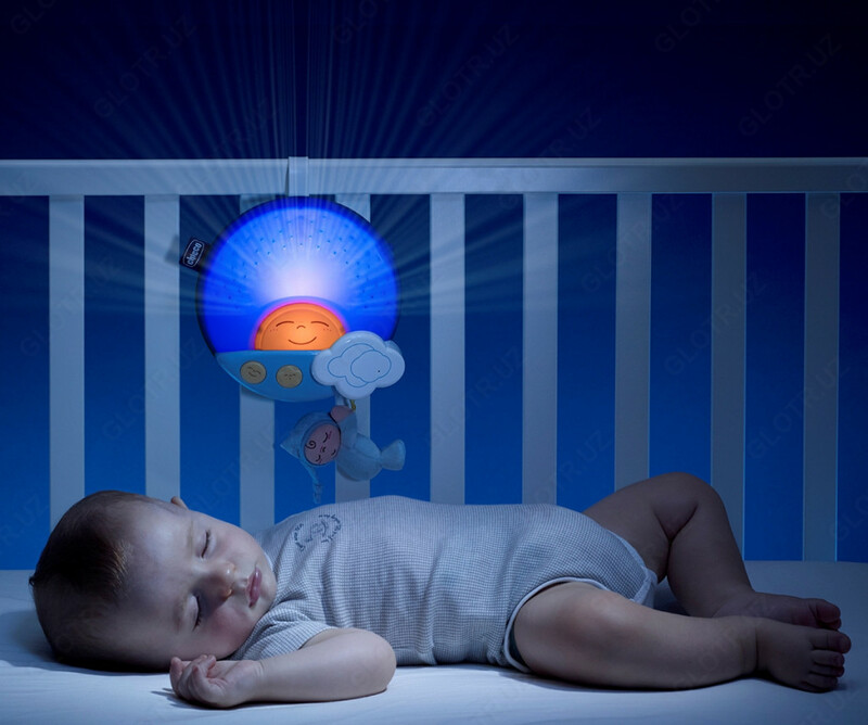 Музыкальная панель на кроватку Chicco "Sunset" для мальчиков и девочек