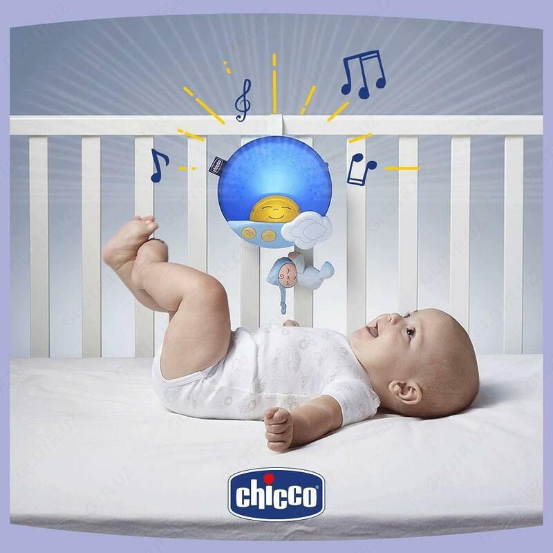Музыкальная панель на кроватку Chicco "Sunset" для мальчиков и девочек